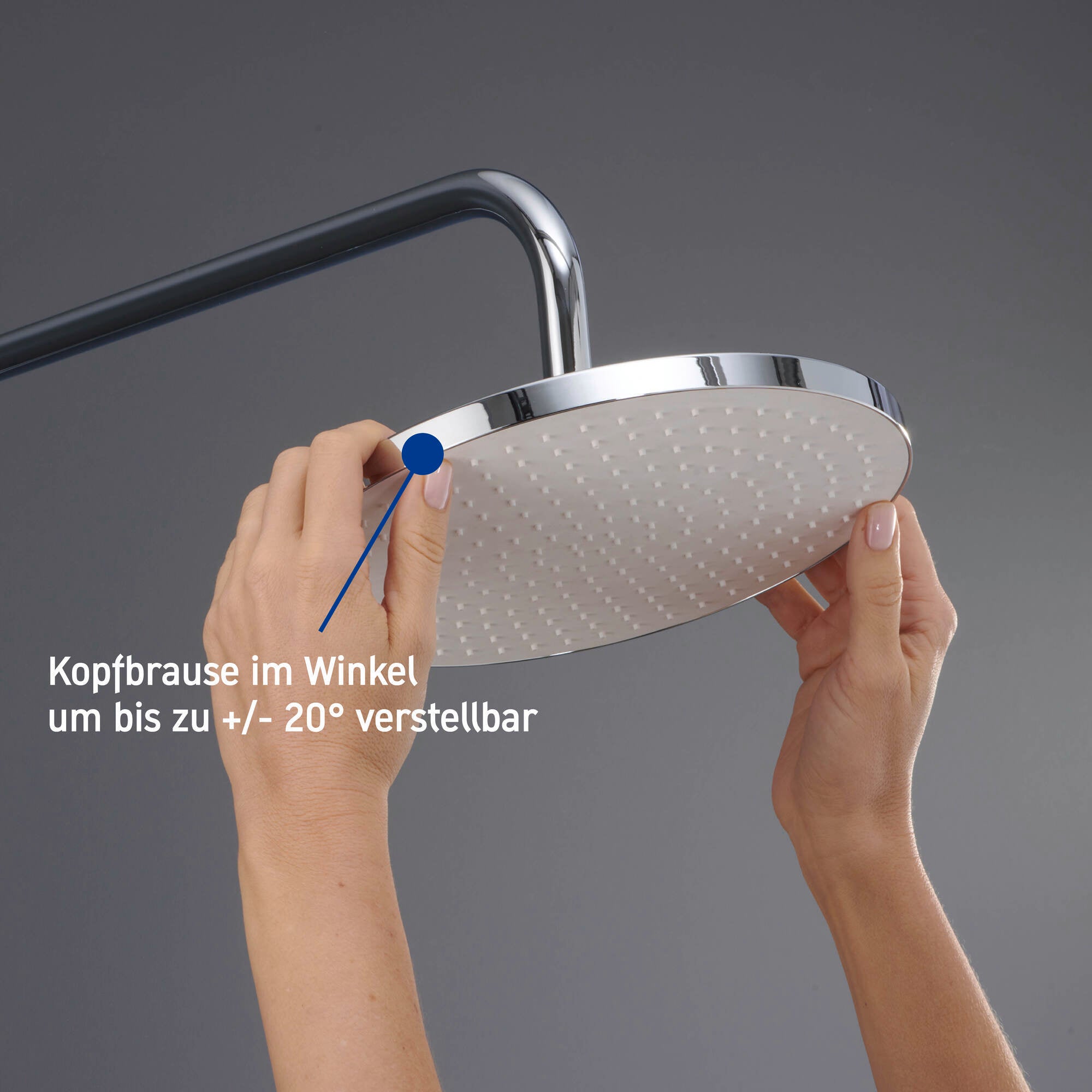 Duravit système de douche avec thermostat et tablette en verre