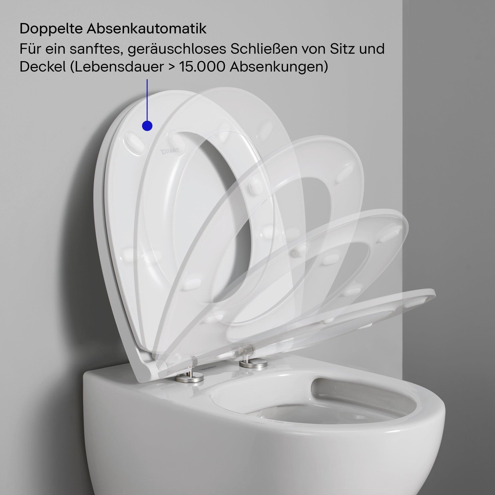 Abattant WC universel Duravit Univavo avec fermeture amortie