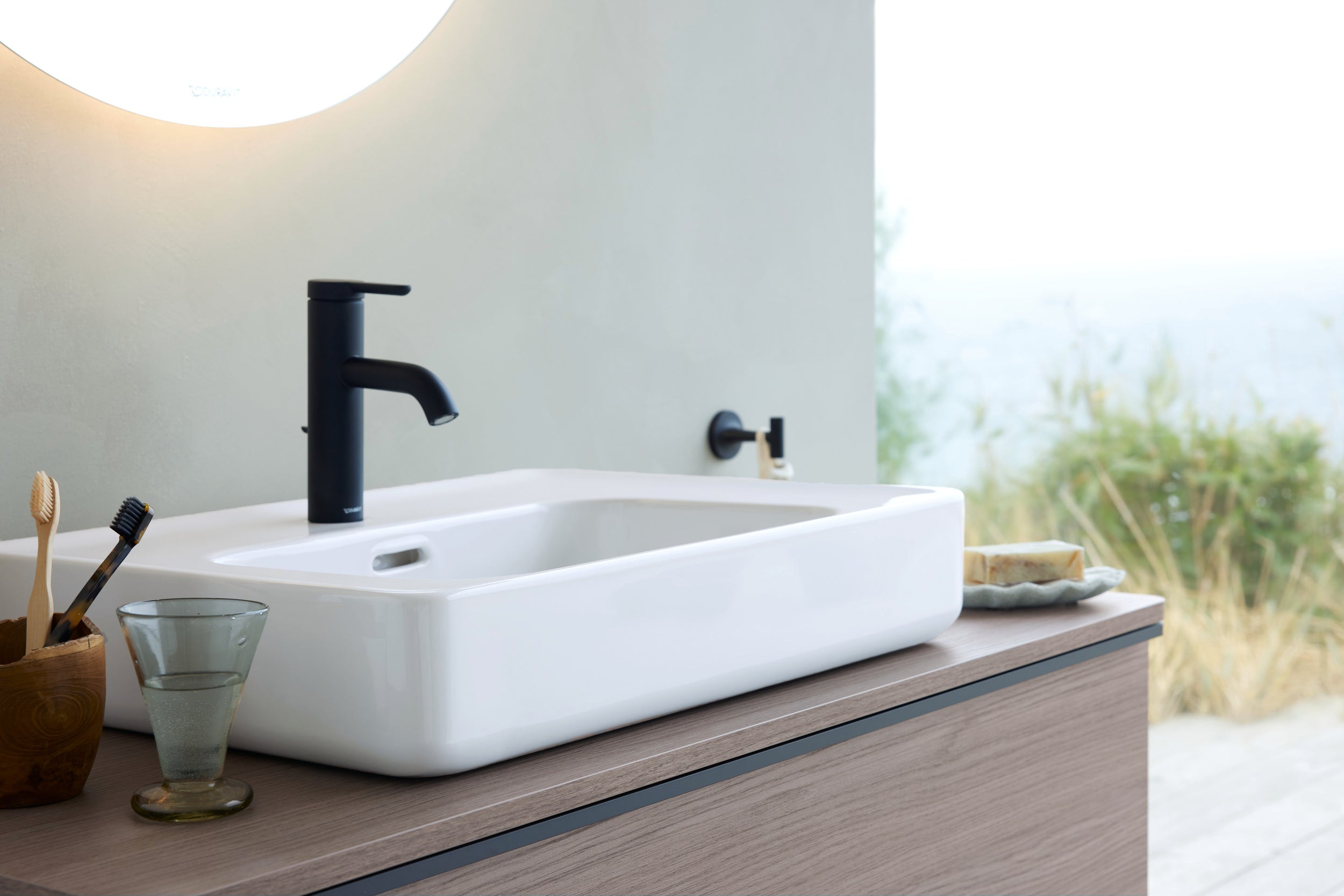 Duravit Soleil vasque à poser, 56 cm, blanc brillant