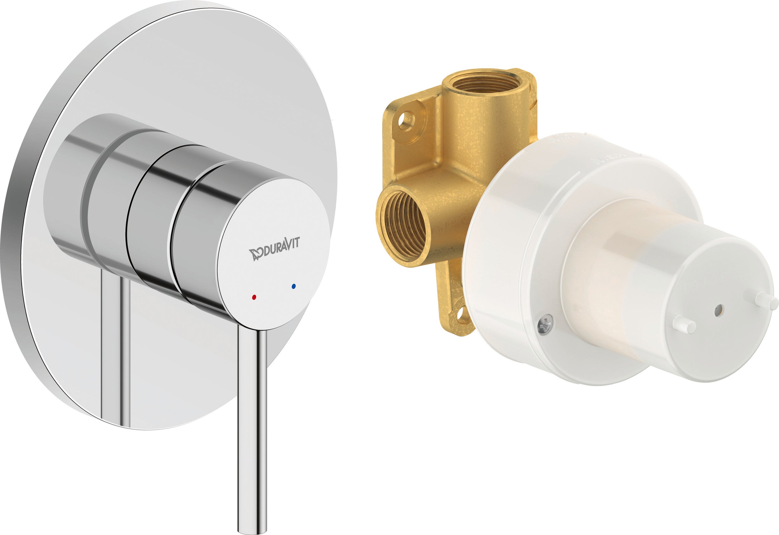 Duravit Circle Mitigeur monocommandé encastré set chrome brillant 
