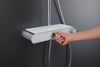 Duravit système de douche avec thermostat et tablette en verre
