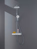 Duravit système de douche avec thermostat et tablette en verre