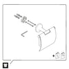 Porte-rouleau de papier Duravit Starck T