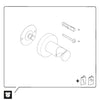 Support de douche universel Duravit