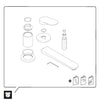 Duravit Wave Mitigeur à Levée Unique pour Lavabo Encastré 