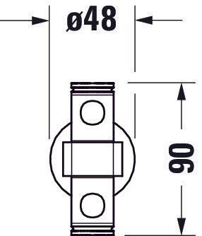 Porte-serviettes Duravit D-Code 