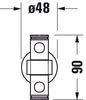 Porte-serviettes Duravit D-Code 