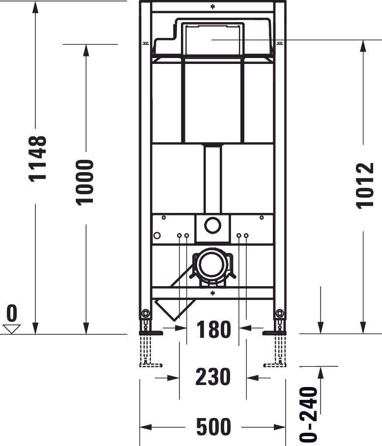 Elément WC DuraSystem, Basic