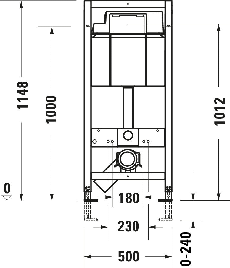 Elément WC DuraSystem, Basic