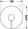 Duravit Circle Mitigeur monocommandé pour douche encastré