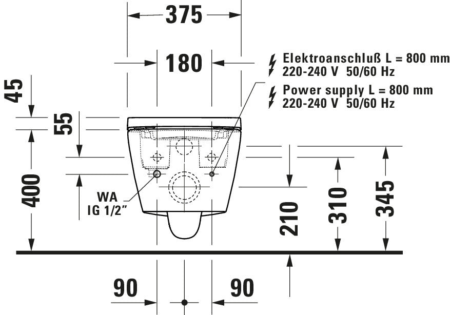Duravit Soleil WC-douche