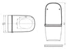 Dusch-WC Komplettset PRO+1104 mit Geberit Duofix Vorwandelement