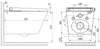 Ensemble complet - WC Japonais lavant PRO+ 1102 avec module sanitaire 805S en blanc