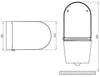 Pack WC Japonais lavant Basic 1102