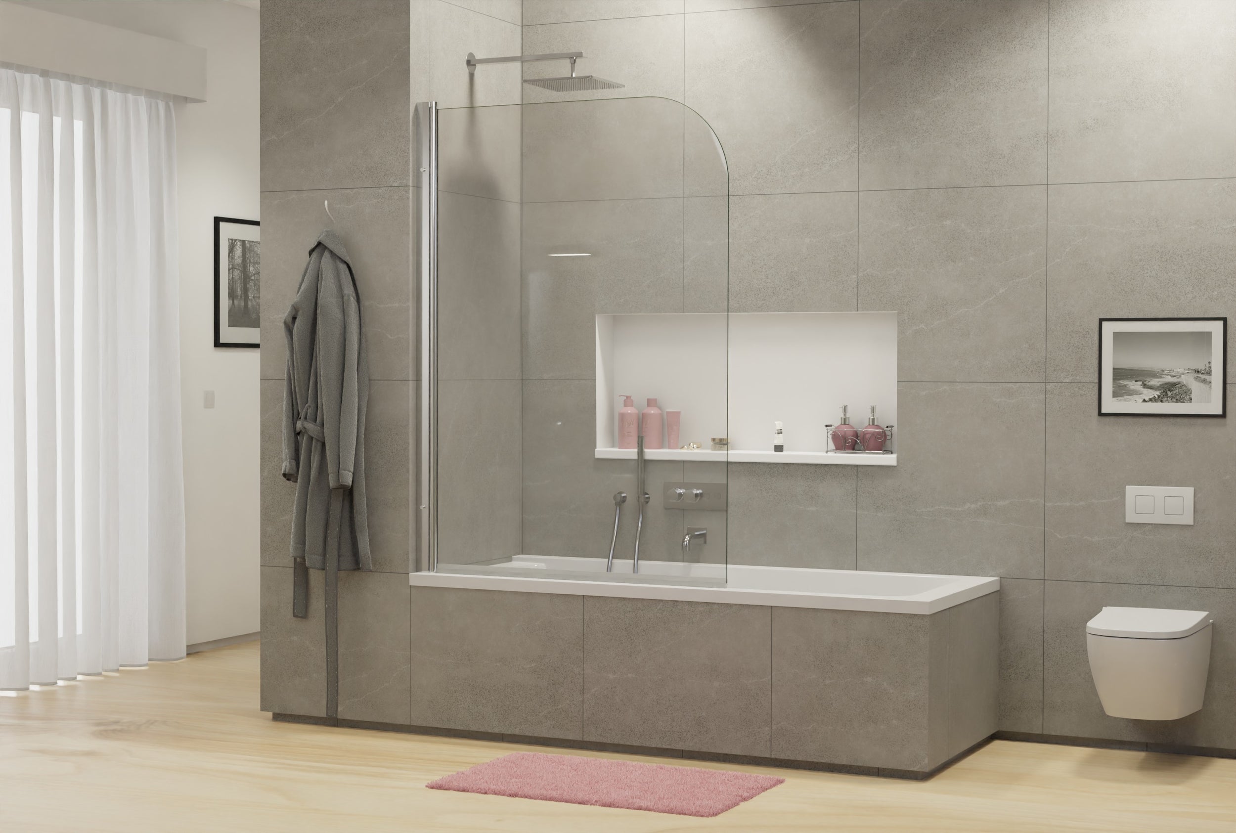 Panneau de baignoire pivotant NT201