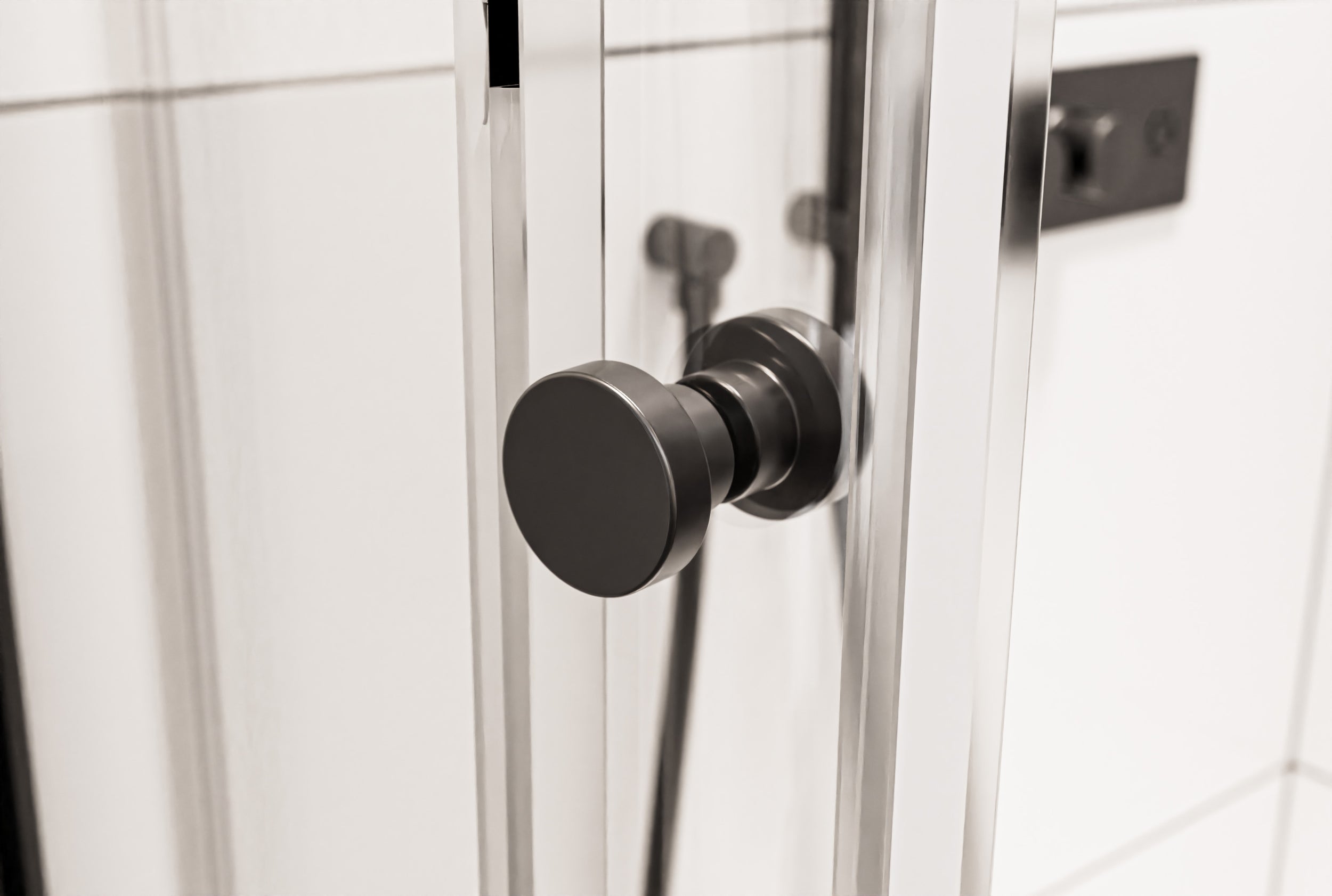 Paroi de douche ronde NT509 avec portes coulissantes