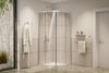 Paroi de douche ronde NT509 avec portes coulissantes