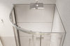 Paroi de douche ronde NT509 avec portes coulissantes