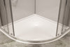 Paroi de douche ronde NT509 avec portes coulissantes