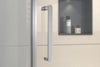 Douche de niche avec porte pivotante sur panneau fixe NT403