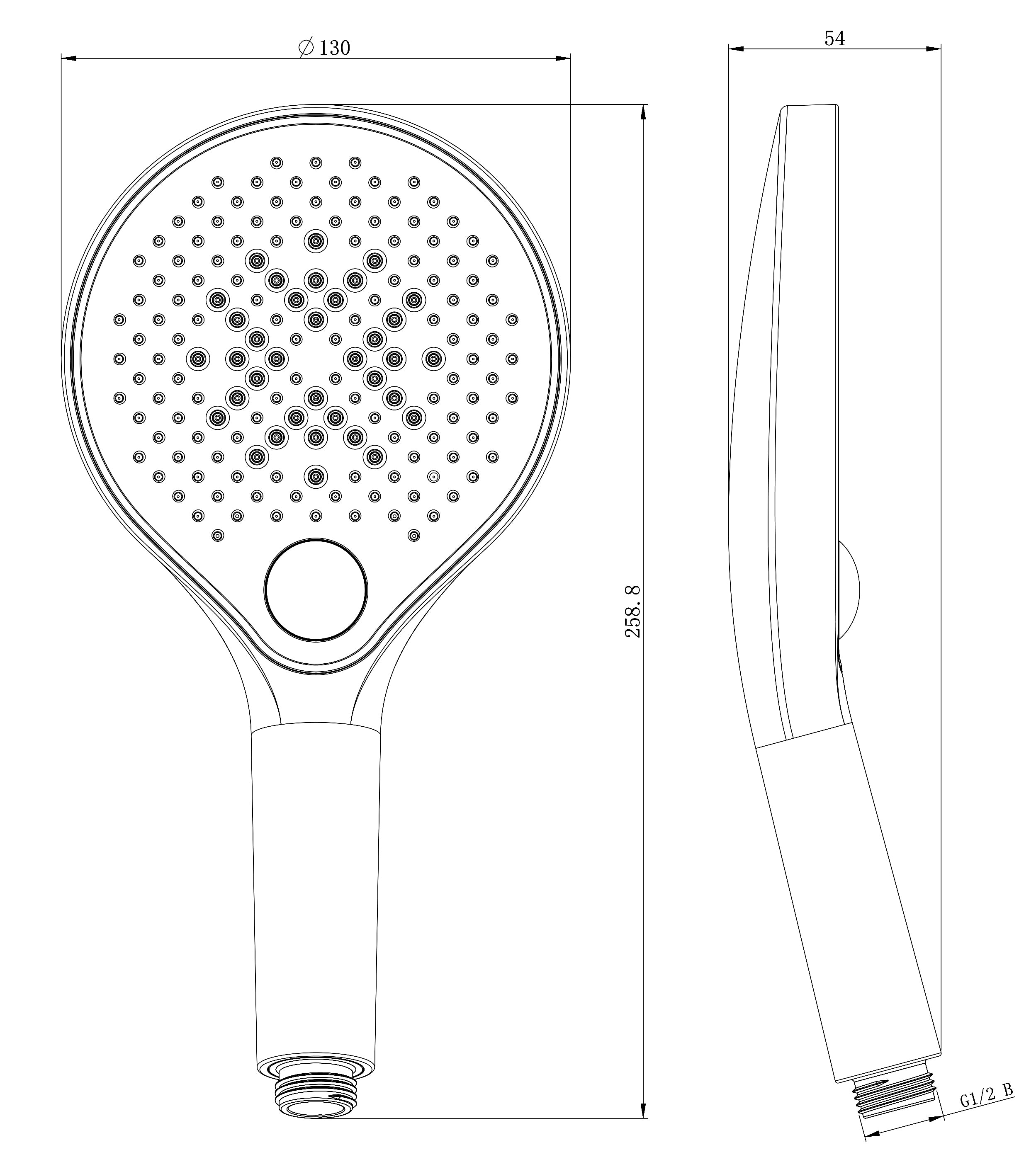 Système de douche thermostatique 4011 BASIC