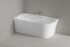 Baignoire d'angle semi-îlot NOVA SLIM LINE 