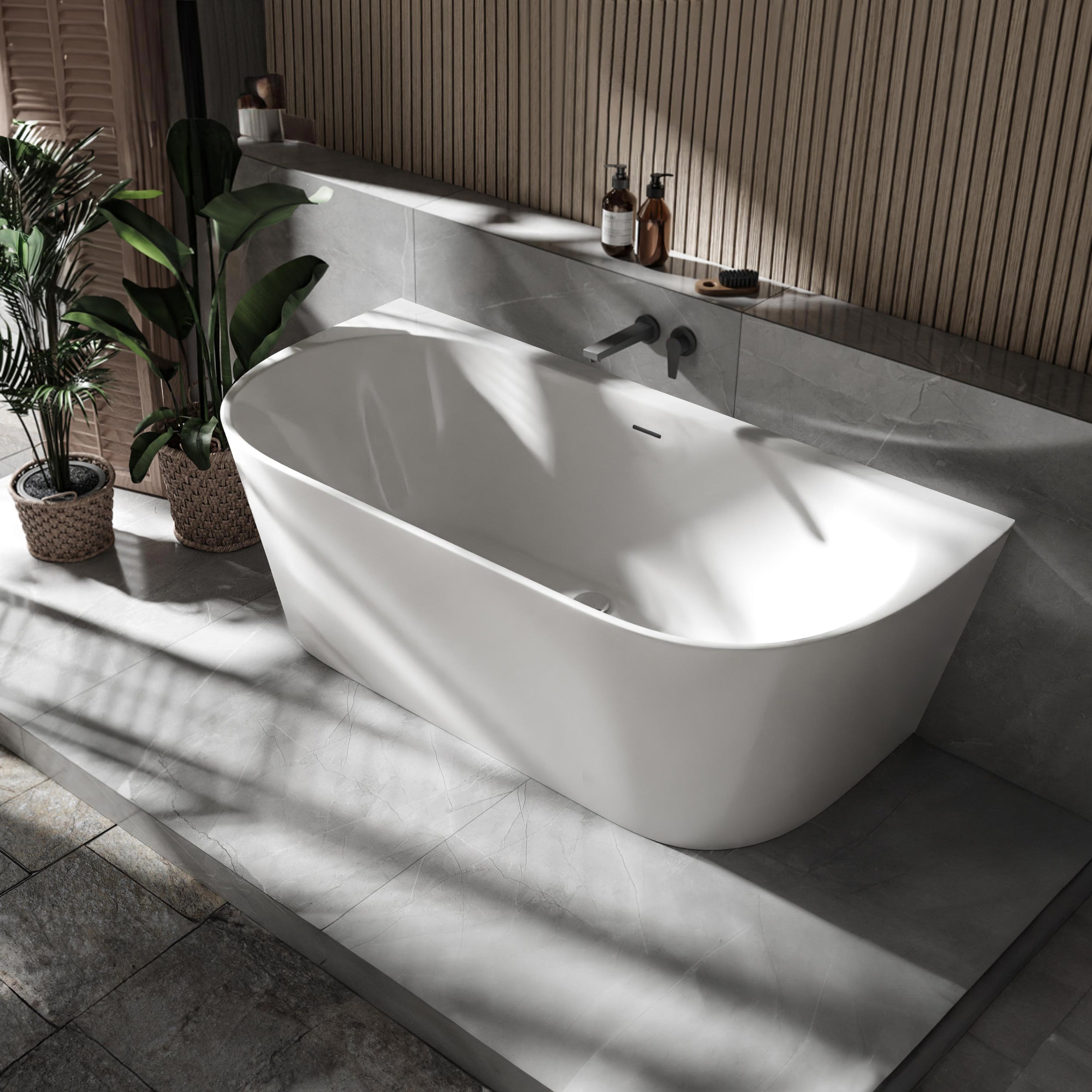 Baignoire semi-îlot NORA