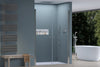 Porte de douche en niche battantes doubles NT218