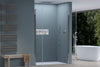 Porte de douche en niche battantes doubles NT218