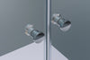 Porte de douche en niche battantes doubles NT218
