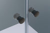 Porte de douche en niche battantes doubles NT218