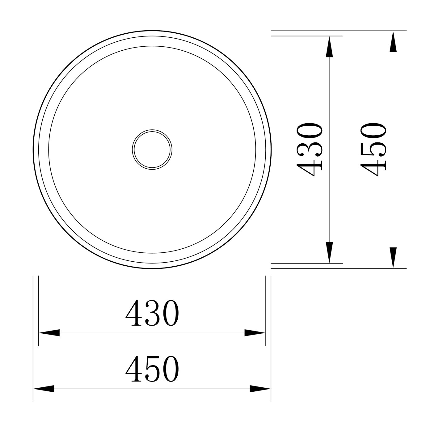 Vasque à poser NT2420