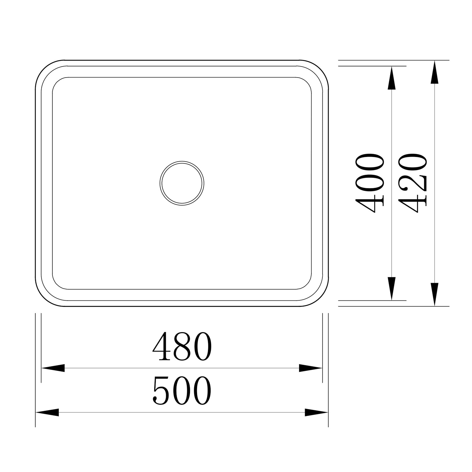 Vasque à poser NT2524