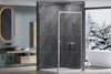Douche d'angle avec porte coulissante NT504