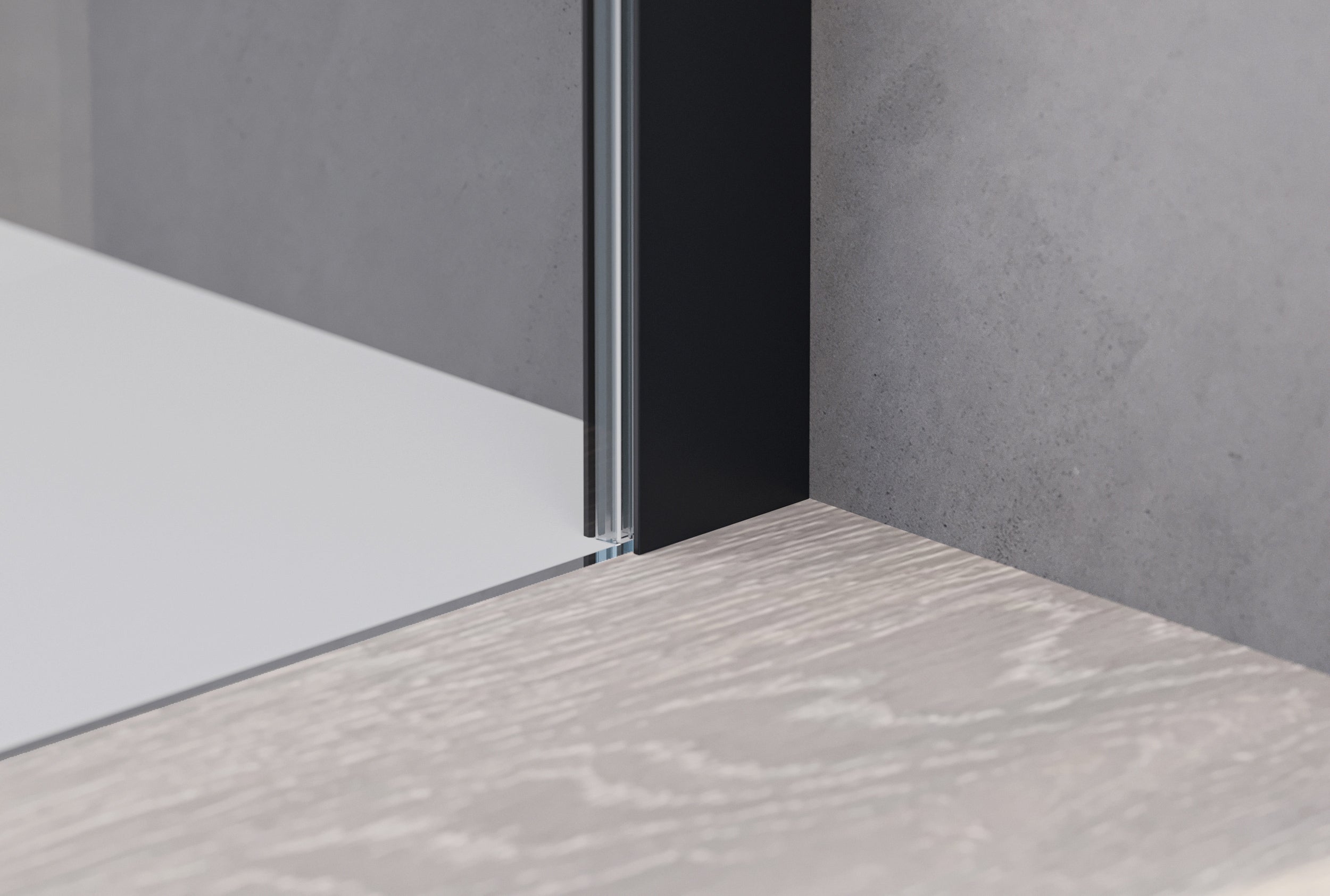 Cabine de douche d'angle avec porte pivotante NT604 - FLEX