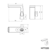 Mitigeur design pour lavabo NT7320
