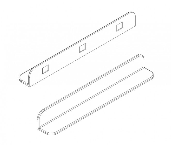 Tablette murale salle de bain PB4202