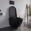 WC japonais lavant PREMIUM 1102 noir mat en céramique - Système complet