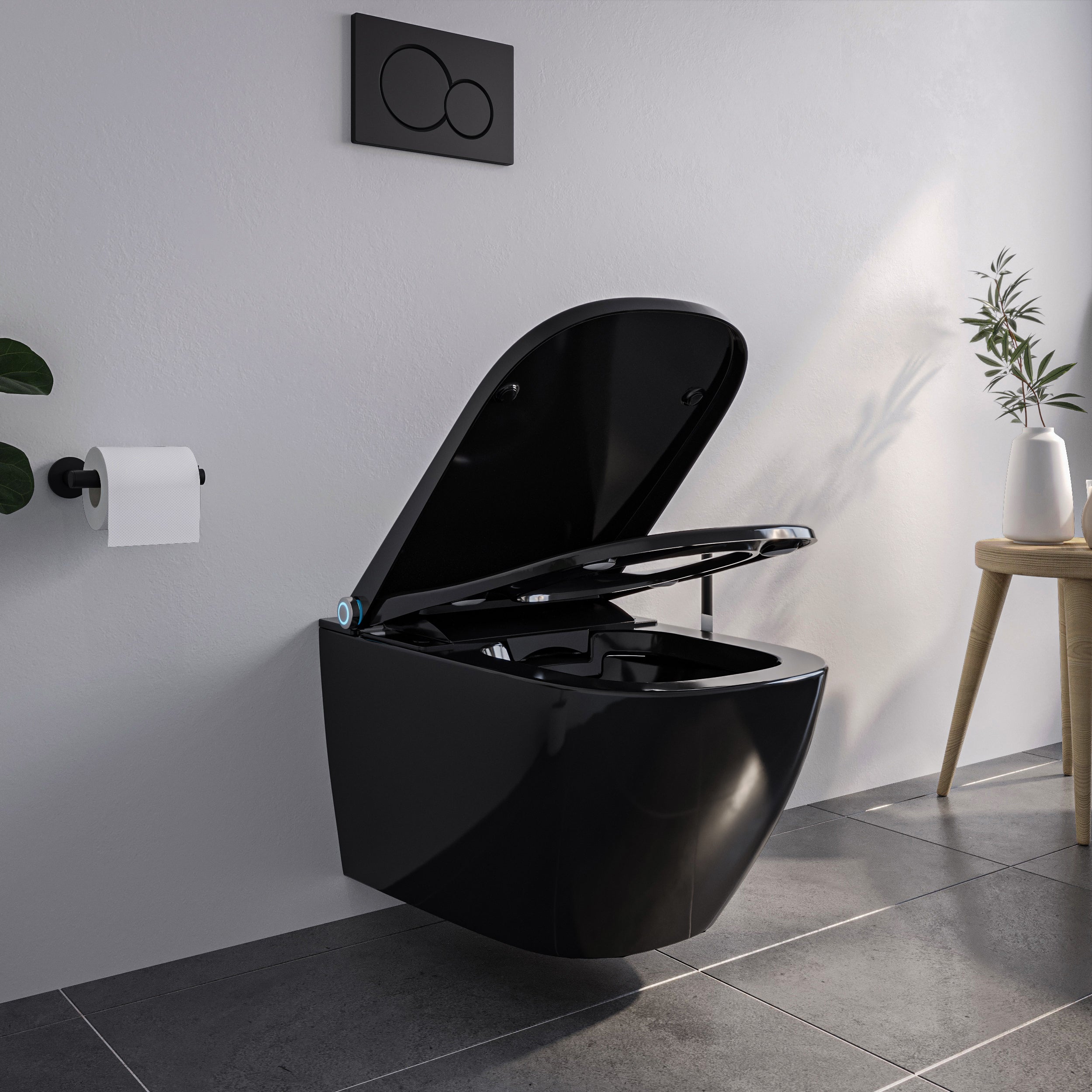 Dusch-WC Komplettset PRO+1104 mit Geberit Duofix Vorwandelement