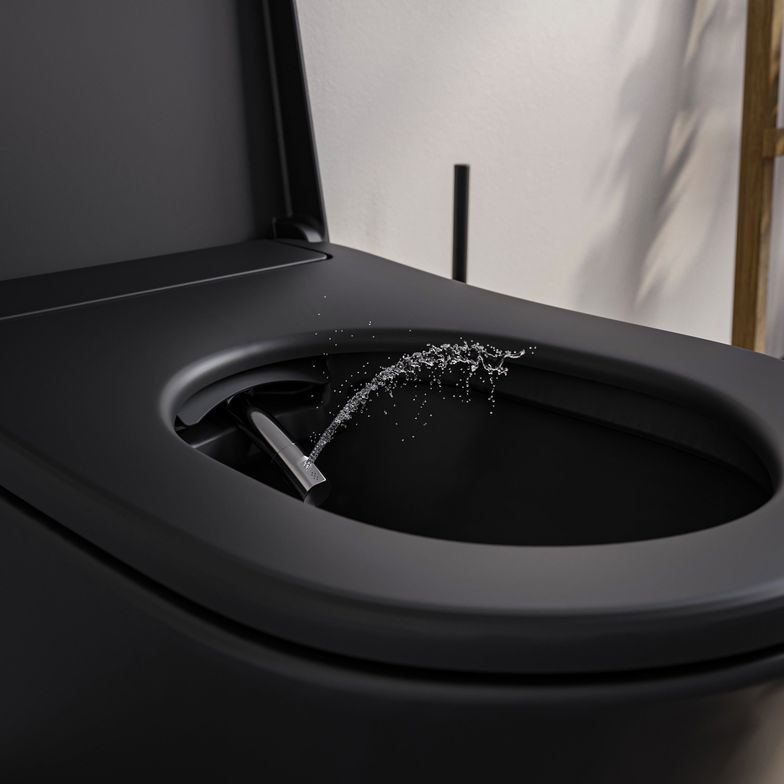WC japonais lavant PREMIUM 1102 Noir mat