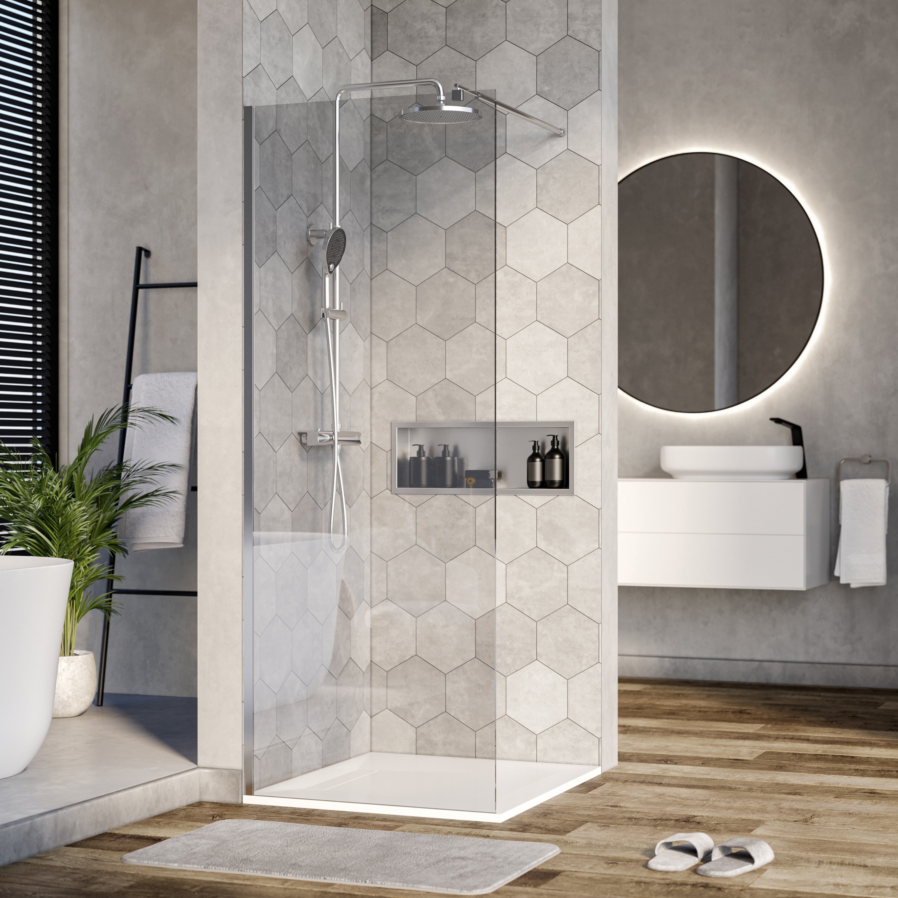 Paroi de douche à l'italienne Nano EX101