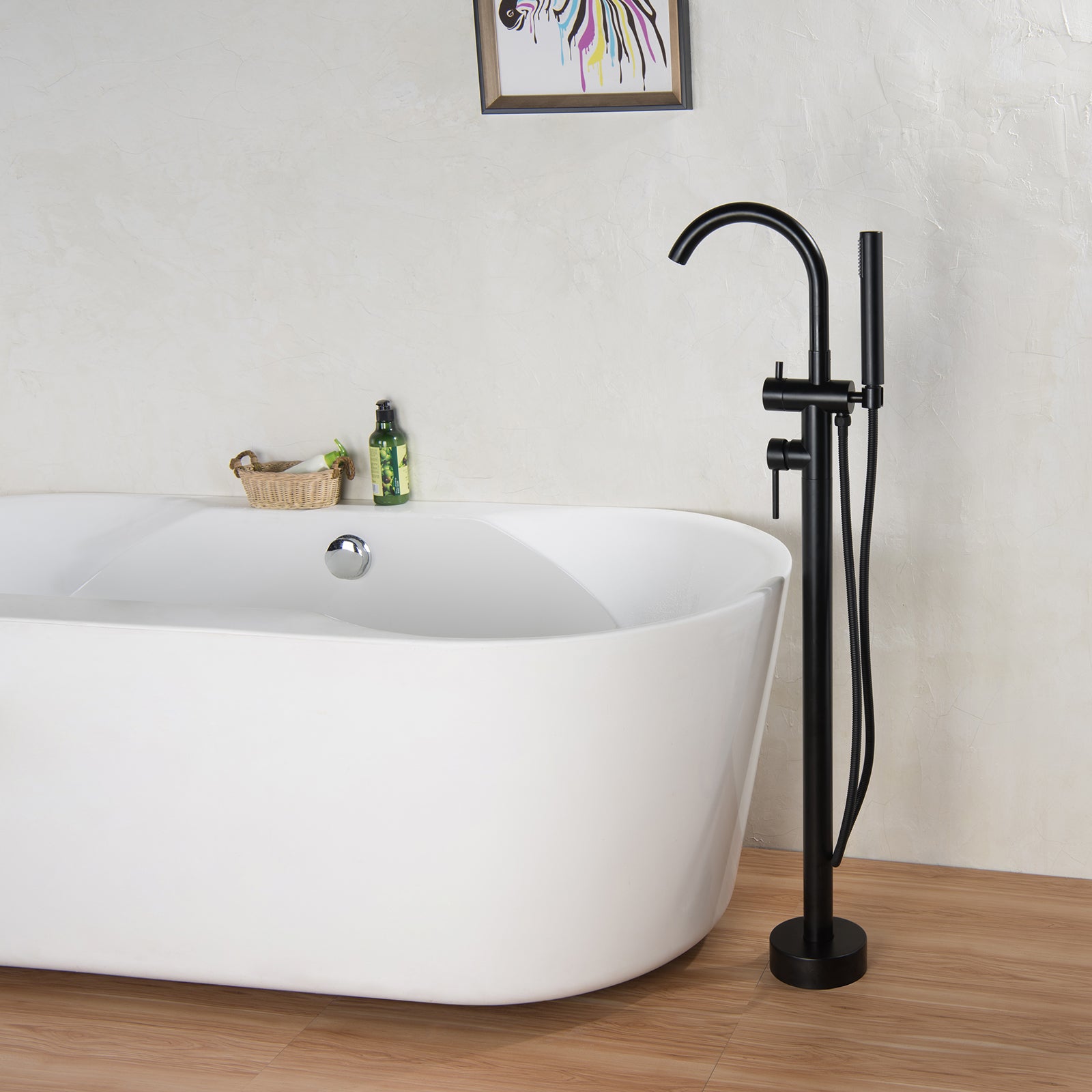 Robinet mitigeur de baignoire sur pied 8028B