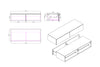 Meuble sous-lavabo TLB 120-48