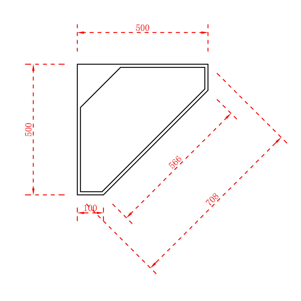 Vasque d'angle au sol TWZ70
