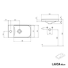 Meuble sous-lavabo LAVOA 40 cm