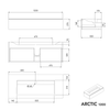 Meuble salle de bain ARCTIC 1200