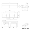 Meuble salle de bain ARCTIC 1800