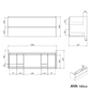 Meuble salle de bain AVA 120 cm