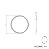 Miroir salle de bain LED BELDIVO rond - 60cm