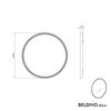Miroir salle de bain LED BELDIVO rond - 80 cm